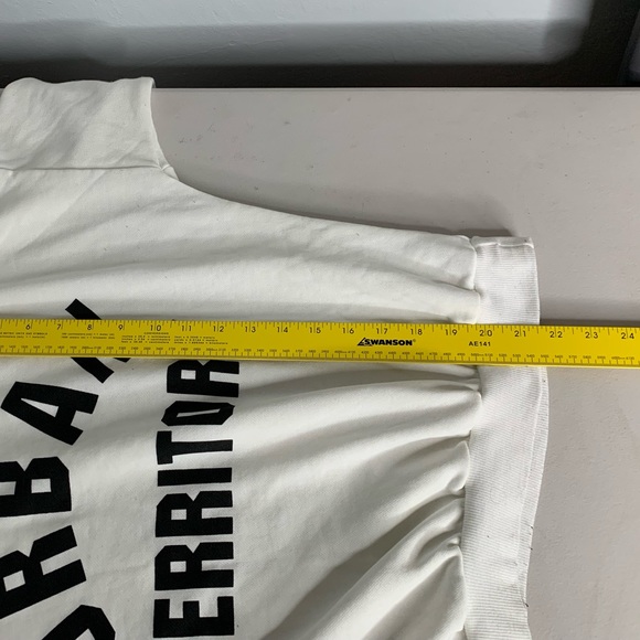 STORY Urban Territory Sweatshirt White Short Cropped Sz Small ? SEE PICS - Picture 10 of 11